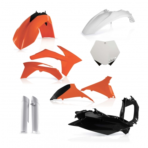KIT PLÁSTICOS COMPLETO ACERBIS KTM SX / SX-F 2011 - 2012 COR ORIGINAL 011